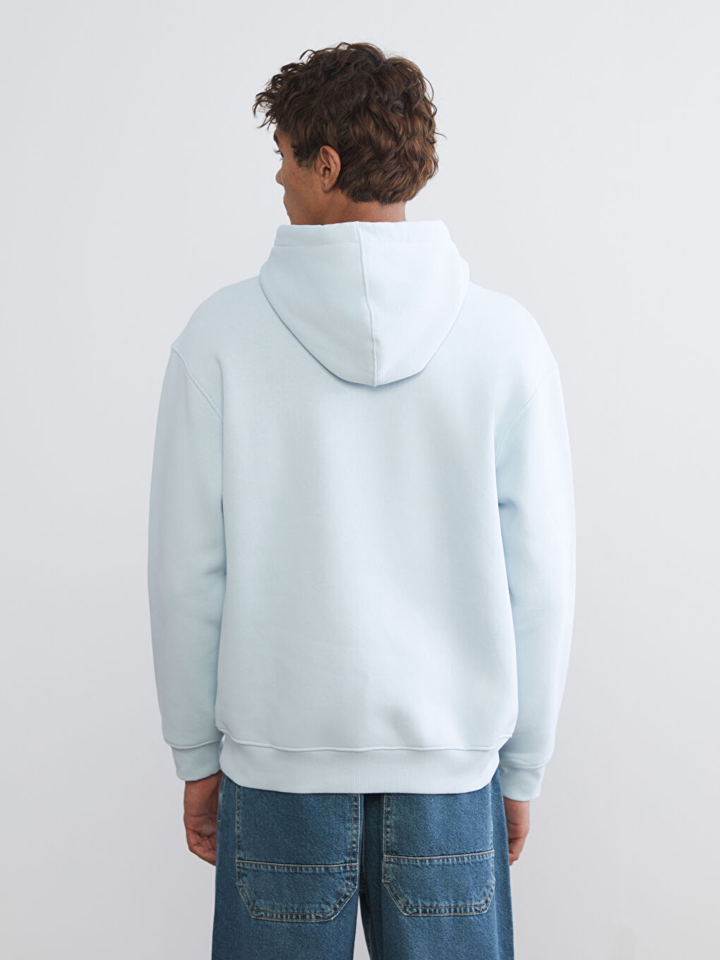 Kangaroo Pocket Men's Thick Hoodie-3