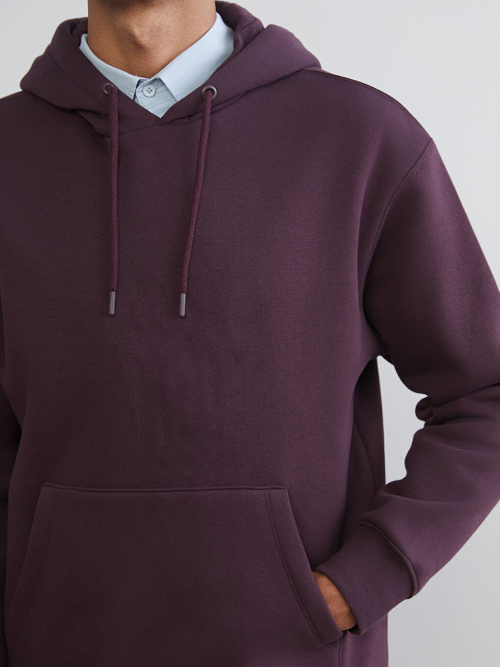 Kangaroo Pocket Men's Thick Hoodie-5