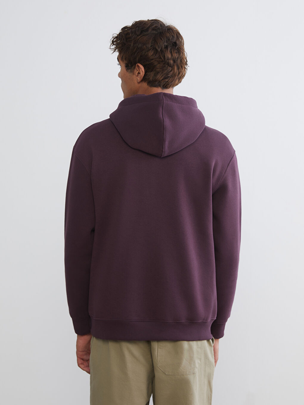 Kangaroo Pocket Men's Thick Hoodie-7