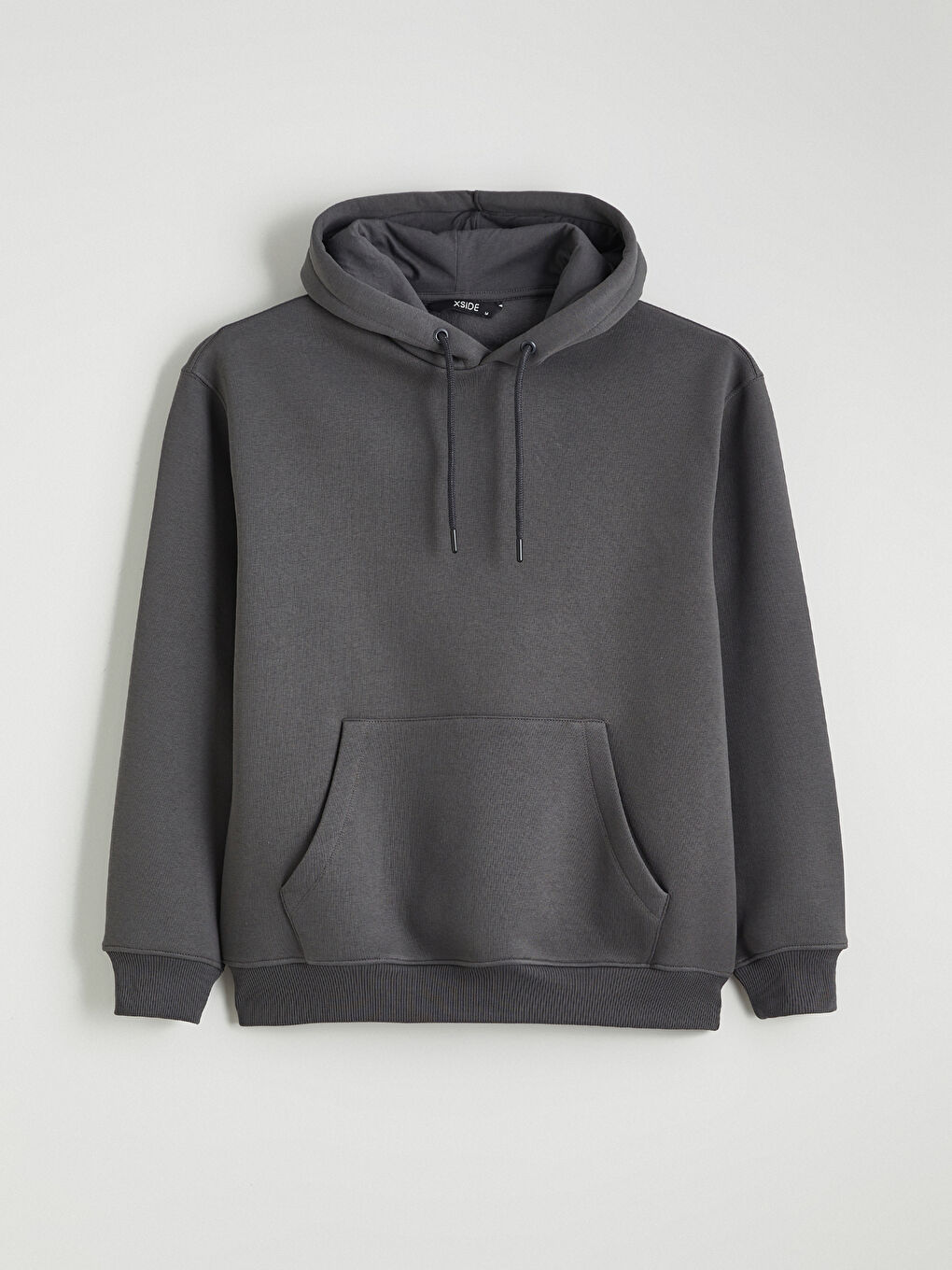 Толстовка с карманом-кенгуру для мужчин средней толщины-4