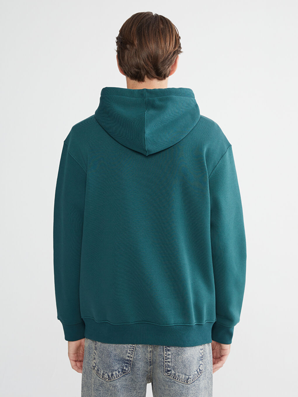Kangaroo Pocket Men's Thick Hoodie-3