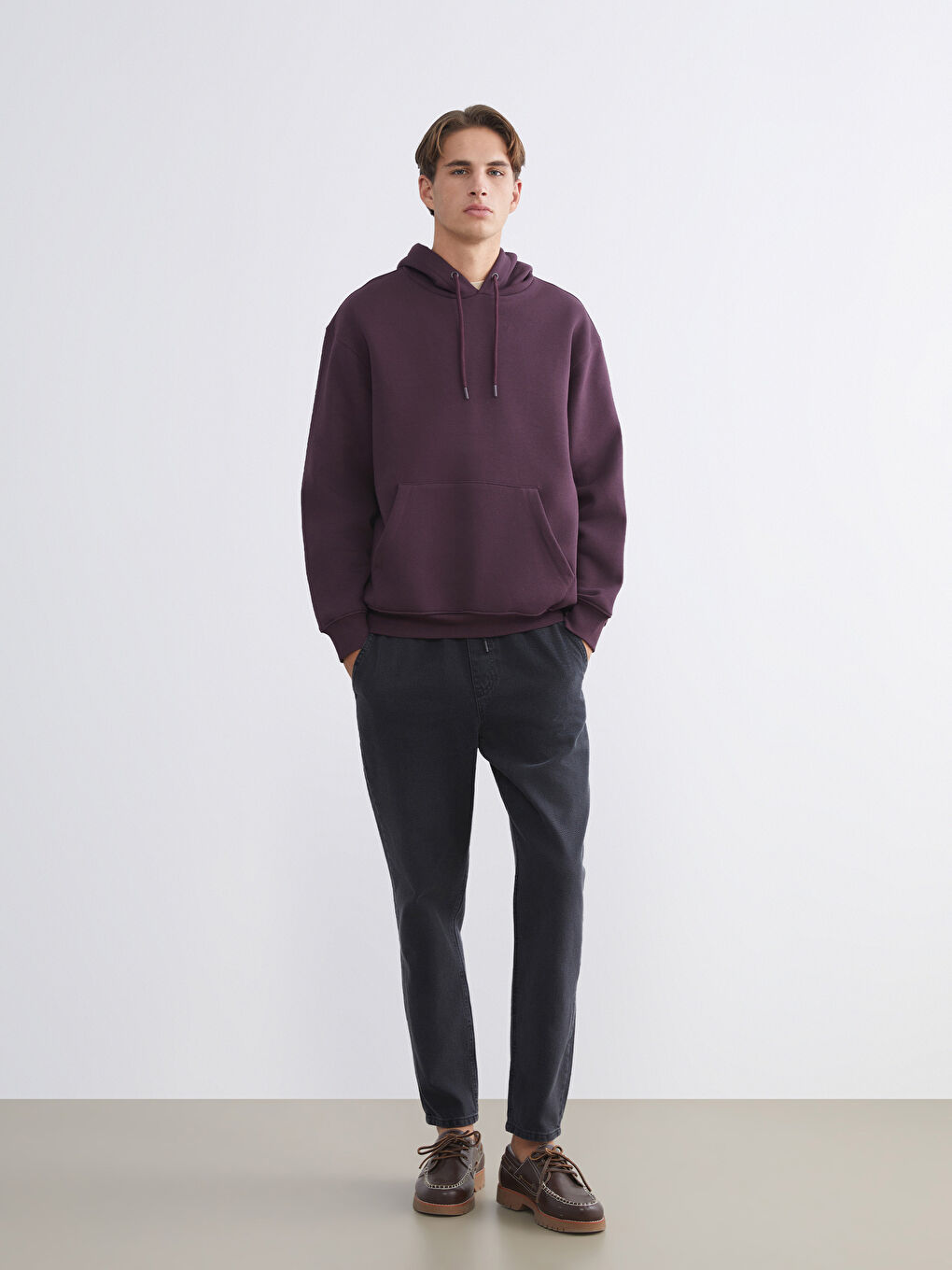 Kangaroo Pocket Men's Thick Hoodie-2