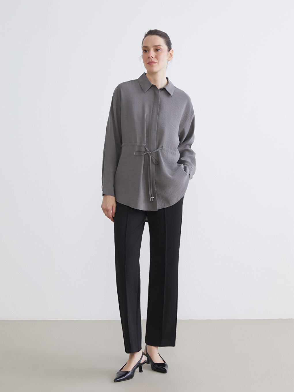 Modal Blend Women's Shirt Tunic-1