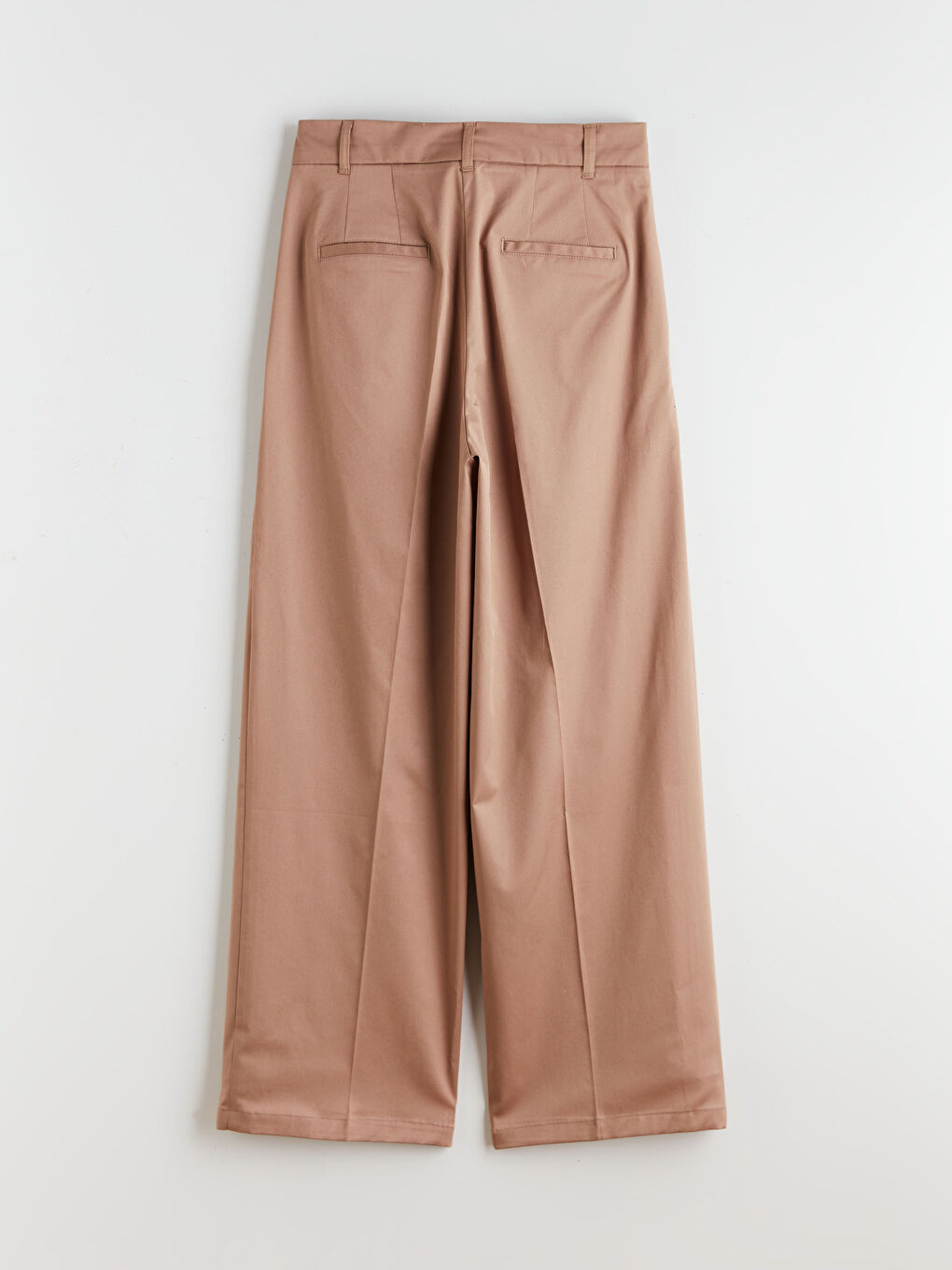 Loose Fit Wide Leg Women's Pleated Trousers-7