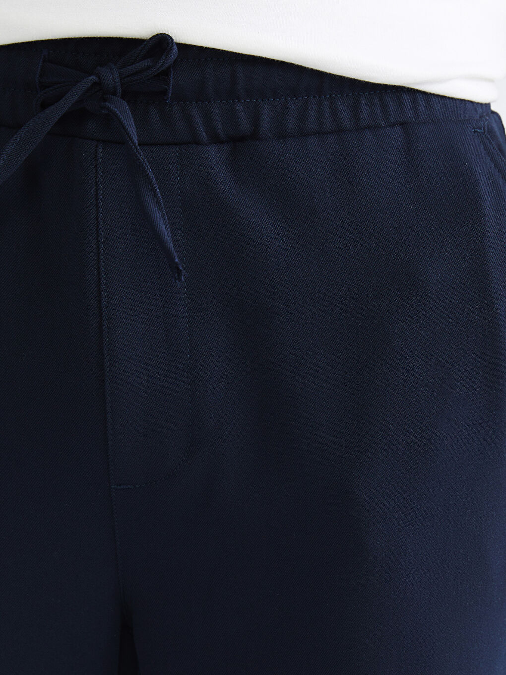 Lacivert Yandan Cepli Beli Lastikli Erkek Pantolon-2