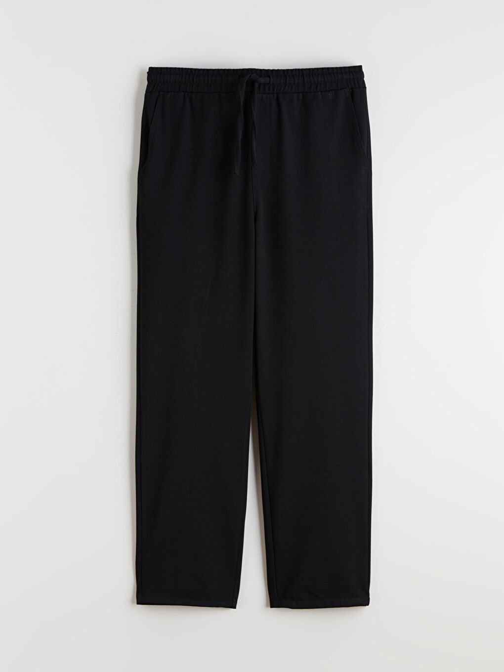 Siyah Yandan Cepli Beli Lastikli Erkek Pantolon-4