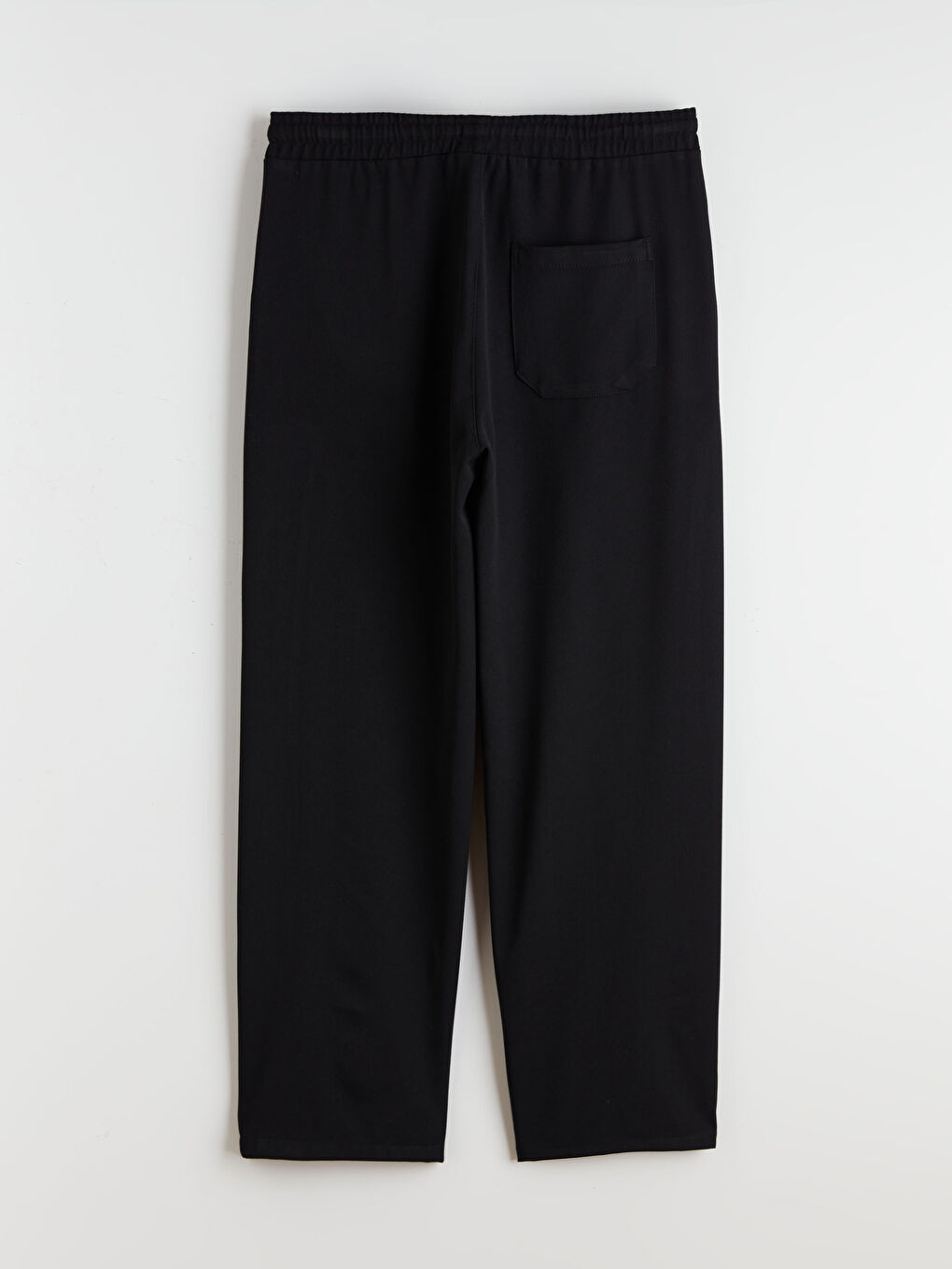 Siyah Yandan Cepli Beli Lastikli Erkek Pantolon-5
