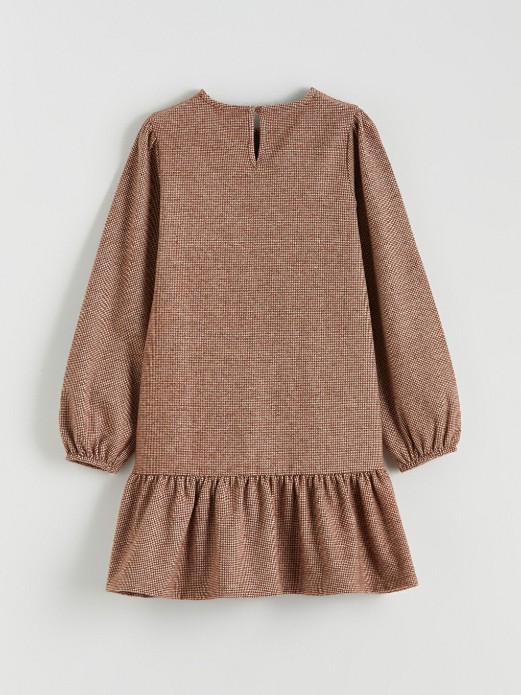 فستان بنات بكول مدور وتفاصيل ربطة-2