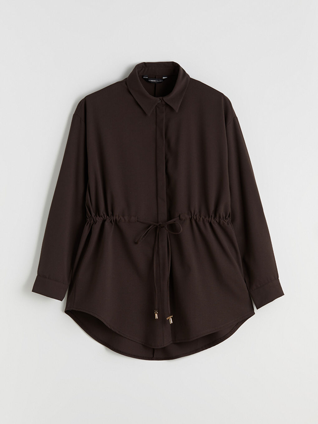 Woman BROWN Shirt Tunic-4