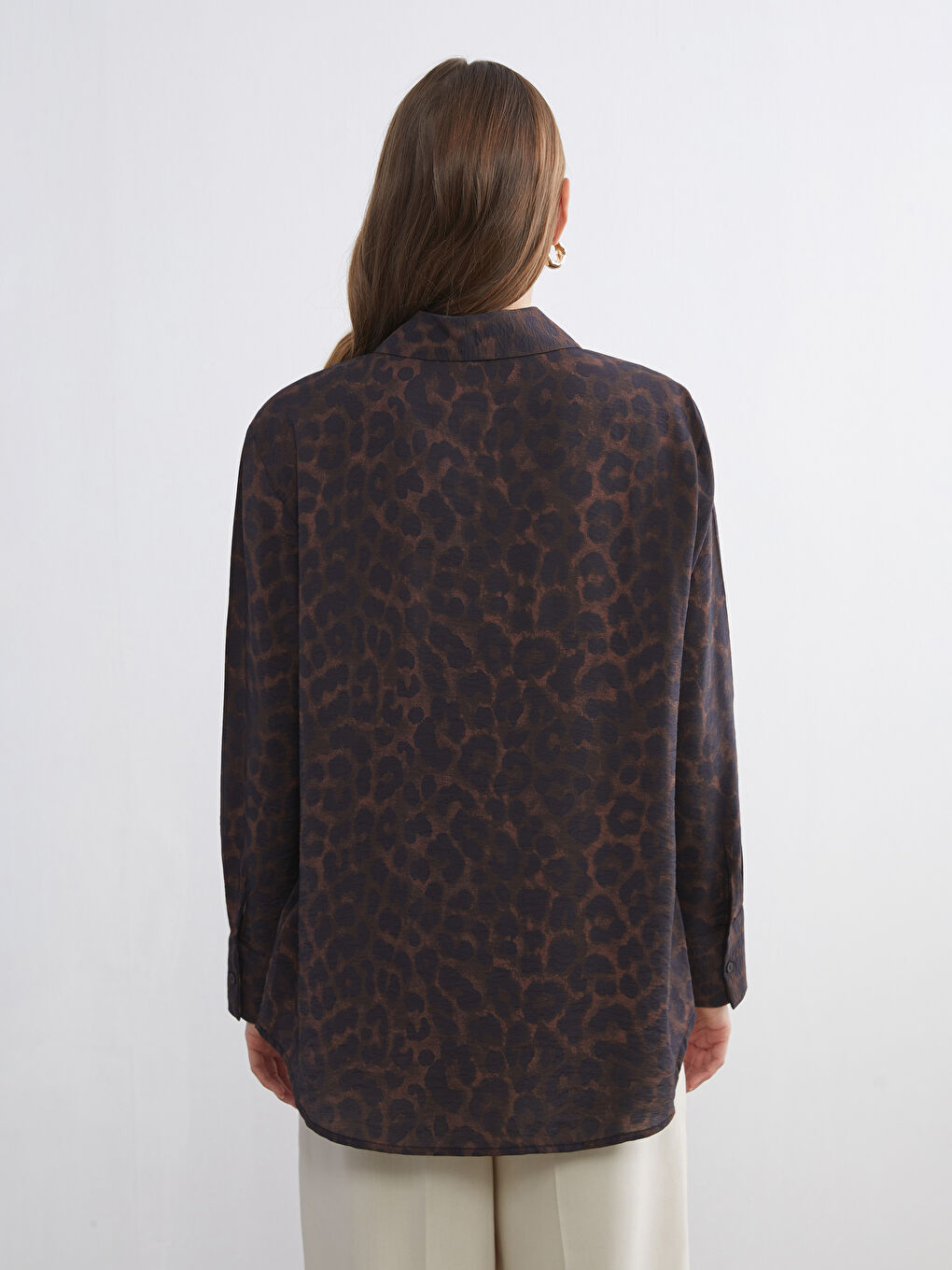 Leopard Print Women's Shirt-3