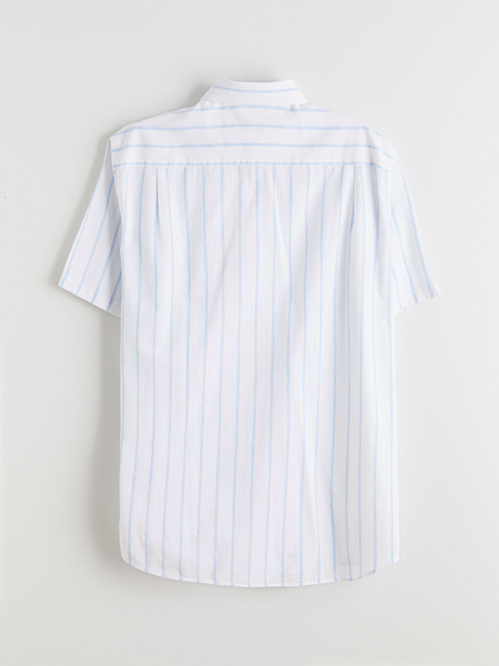 Mavi Regular Fit Çizgili Erkek Gömlek-5