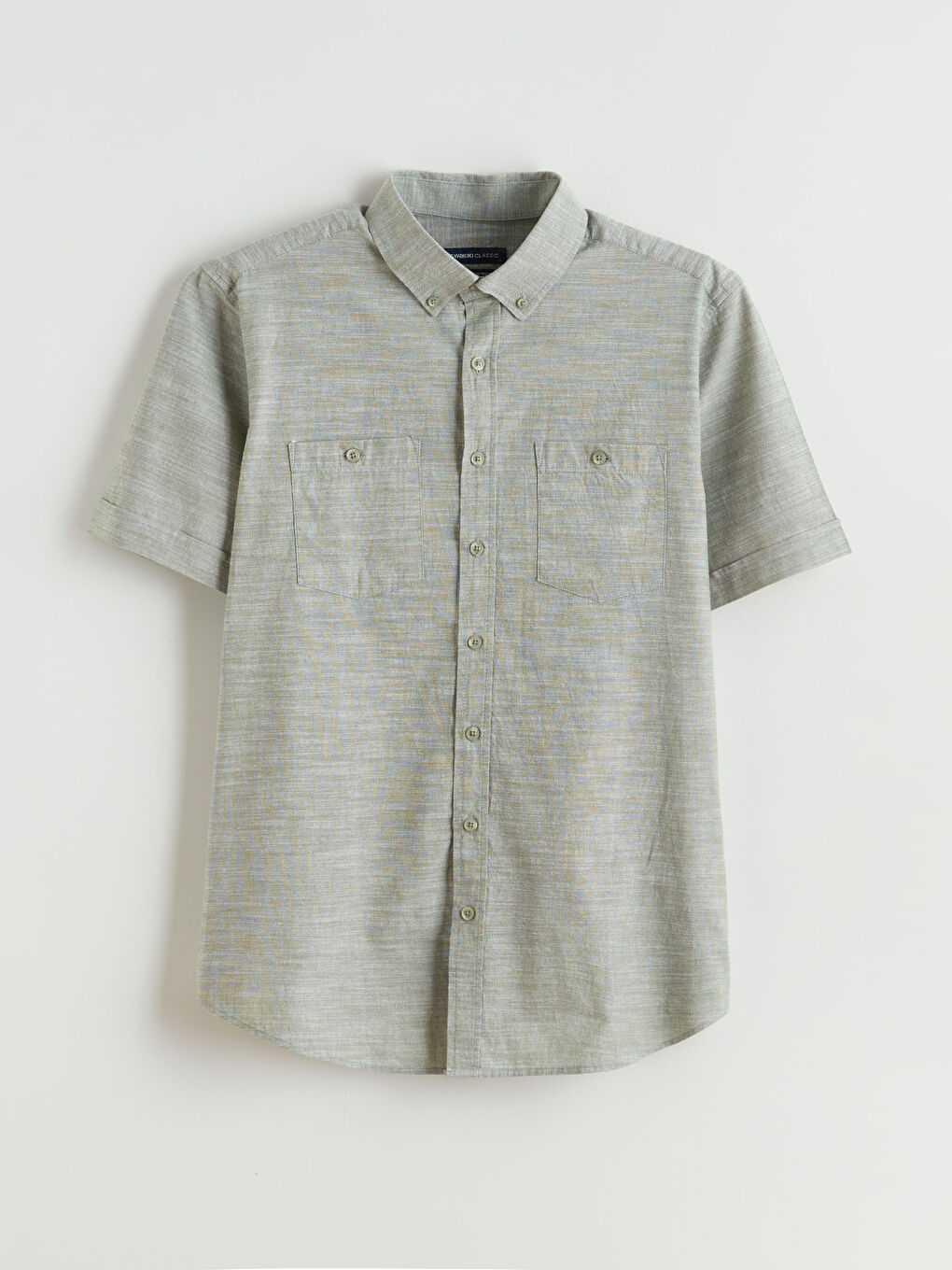 Regular Fit Short Sleeve Men's Shirt-4