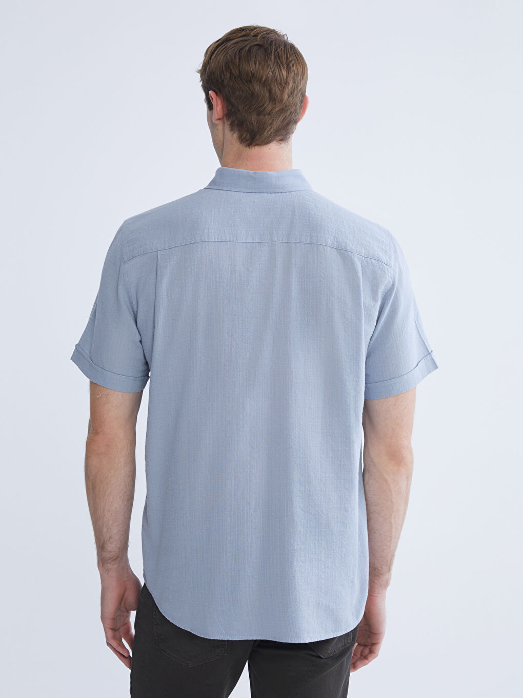 Mavi Regular Fit Kısa Kollu Erkek Gömlek-3