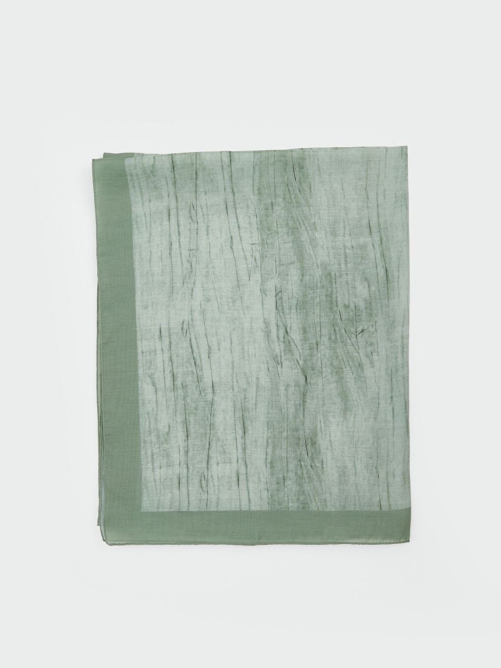 Yeşil Desenli Kadın Şal-1