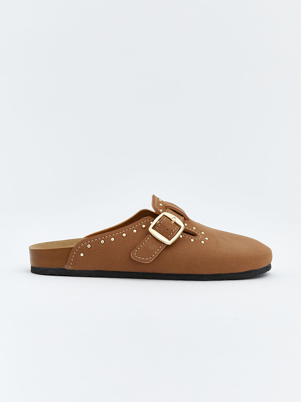 Bej Süet Görünümlü Kız Çocuk Ev Terliği-1