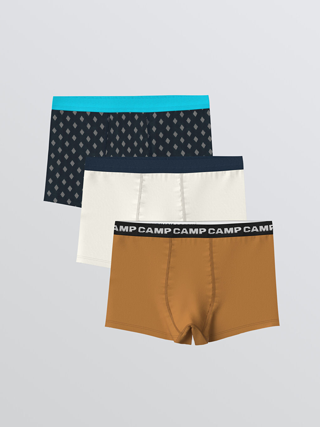 Karışık Baskılı Erkek Çocuk Boxer 3'lü