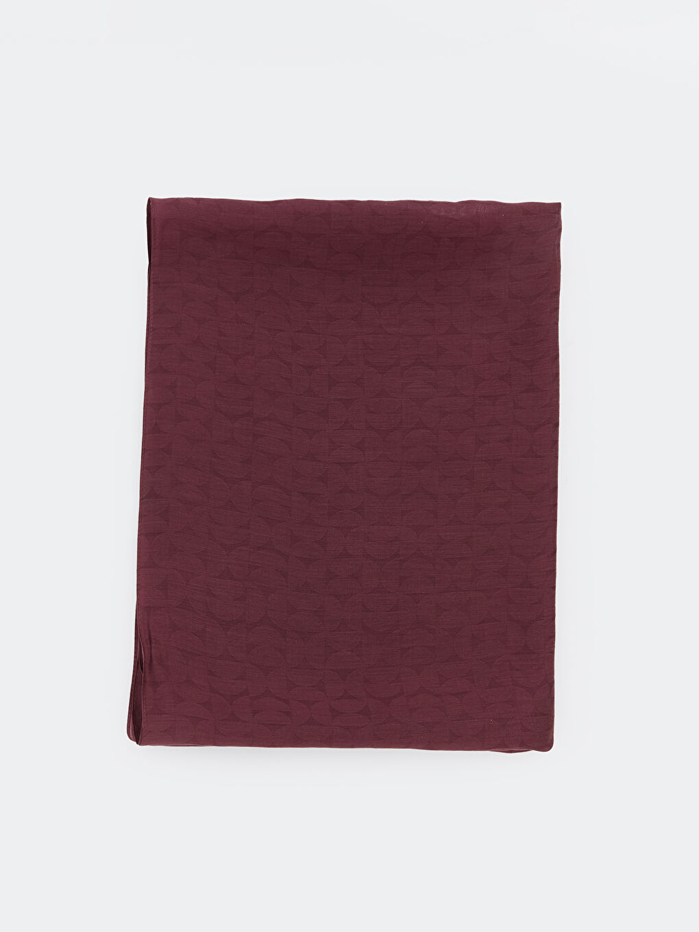 Bordo Desenli Kadın Şal-1