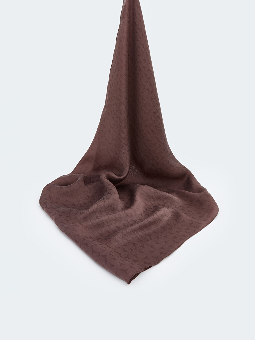 Kahverengi Desenli Kadın Şal