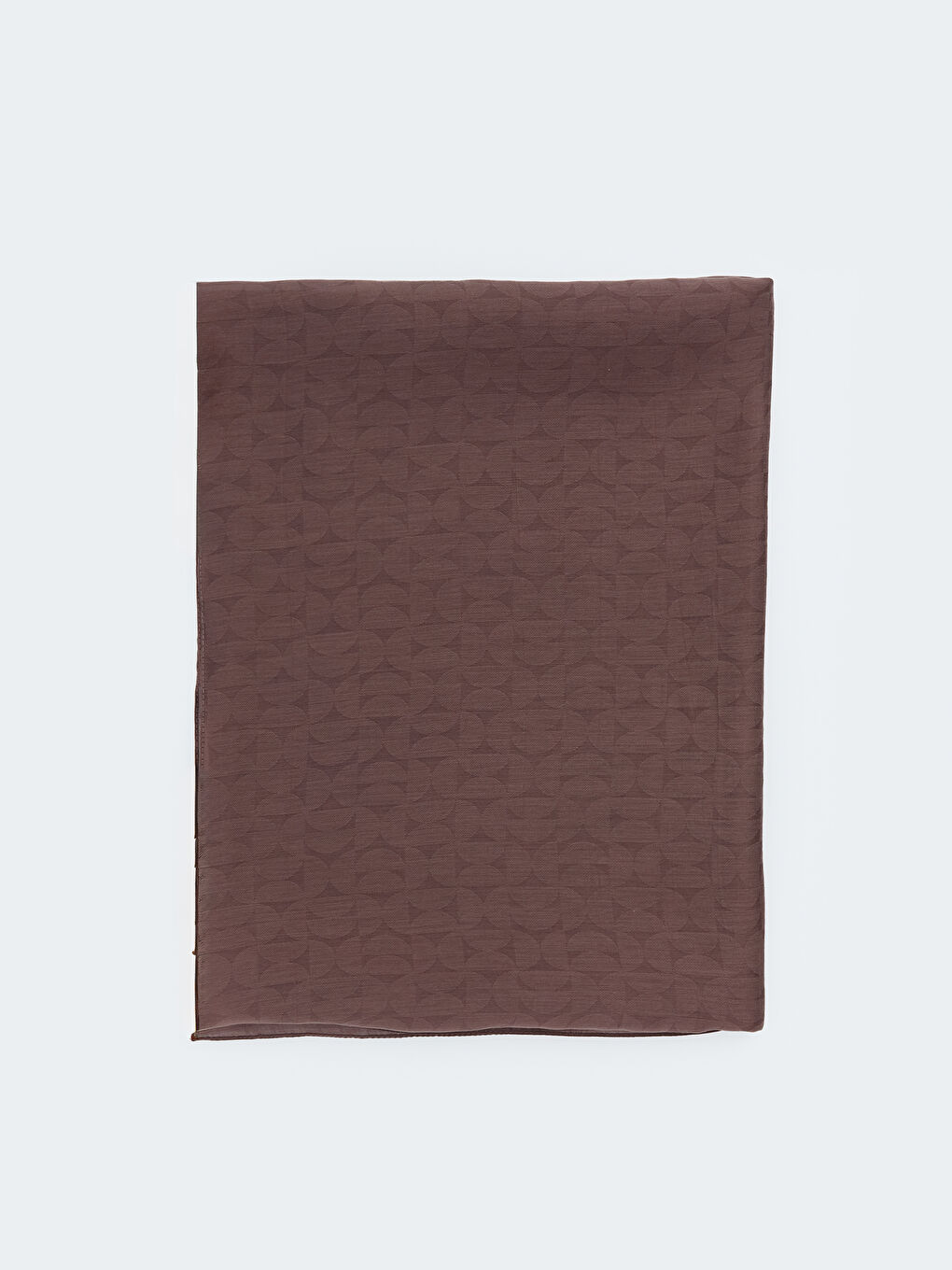 Kahverengi Desenli Kadın Şal-1