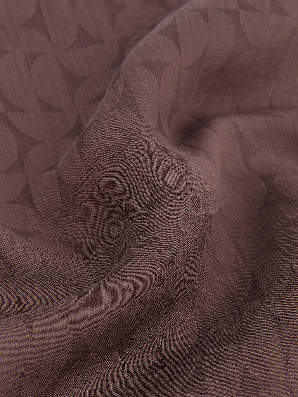 Kahverengi Desenli Kadın Şal-2