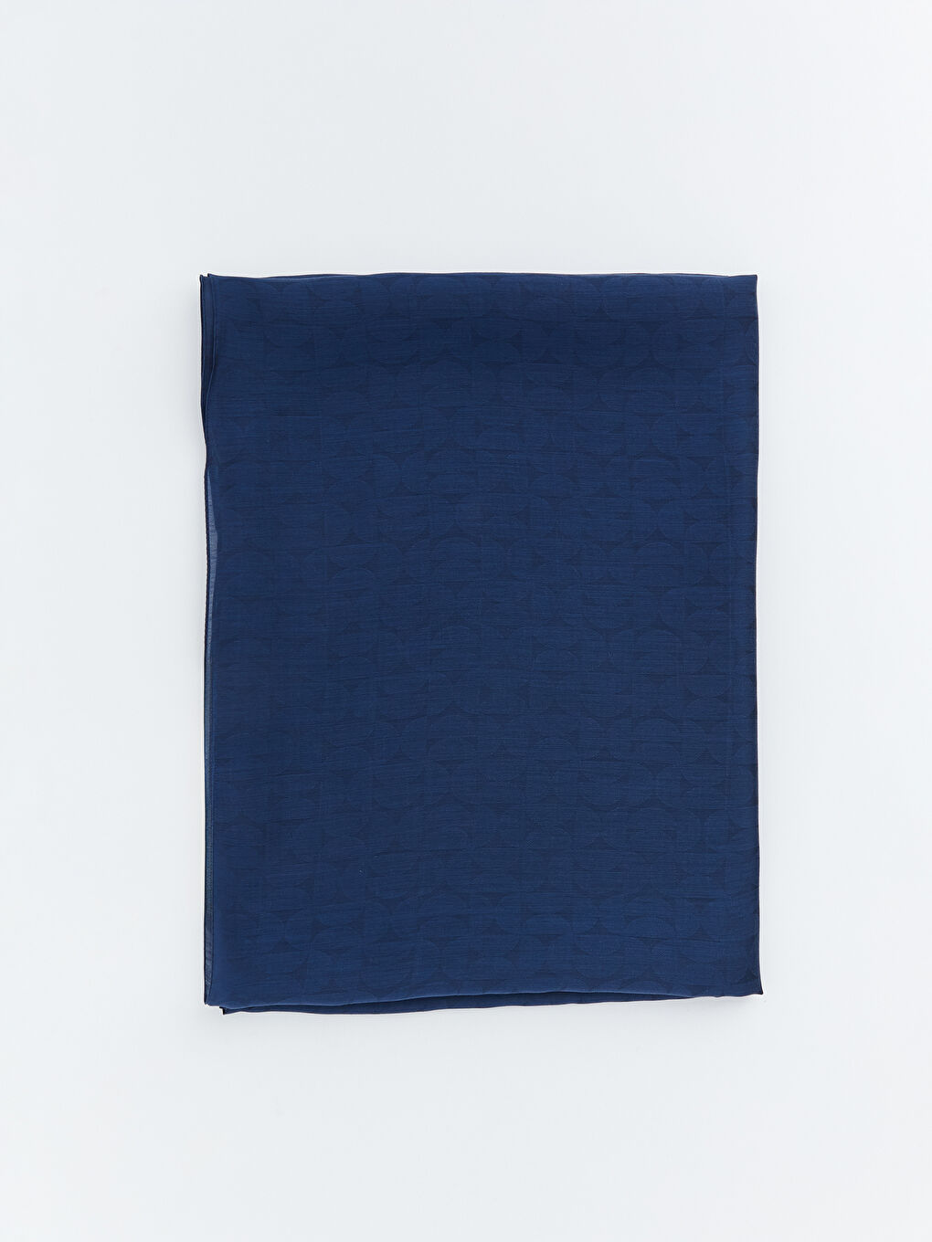 Lacivert Desenli Kadın Şal-1