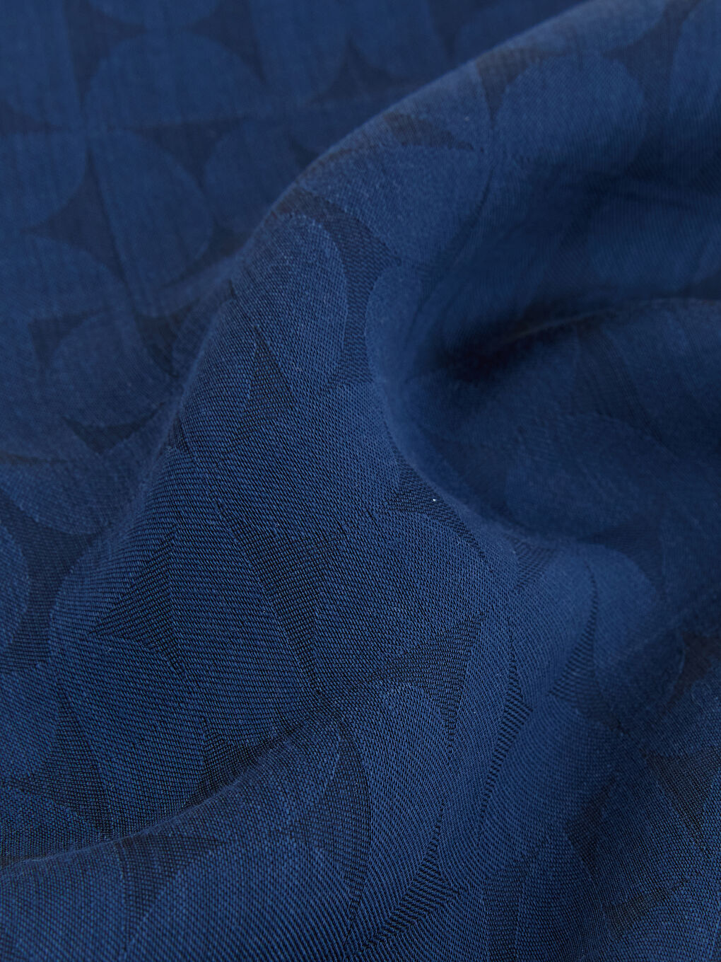 Lacivert Desenli Kadın Şal-2