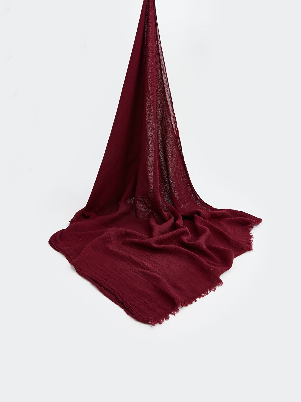 Bordo Dokulu Kadın Şal