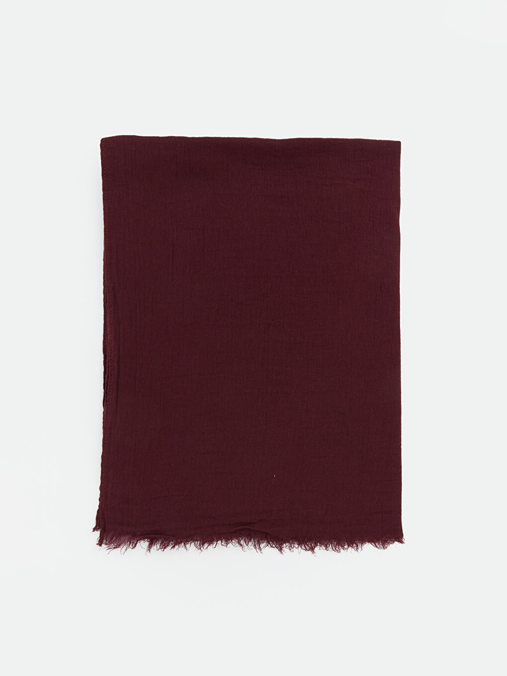 Bordo Dokulu Kadın Şal-1