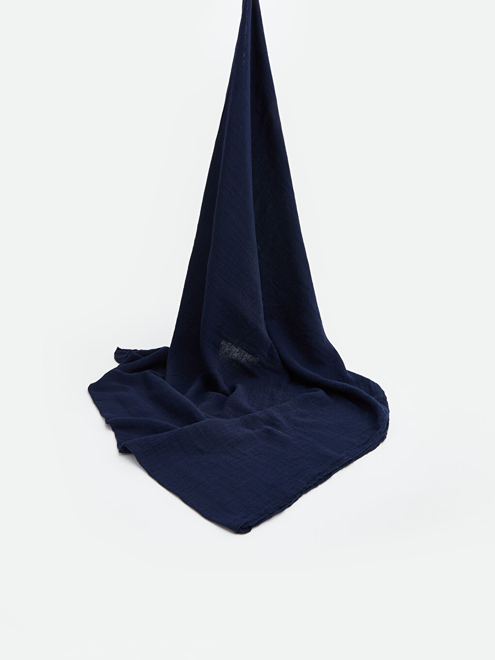 Lacivert Dokulu Kadın Şal