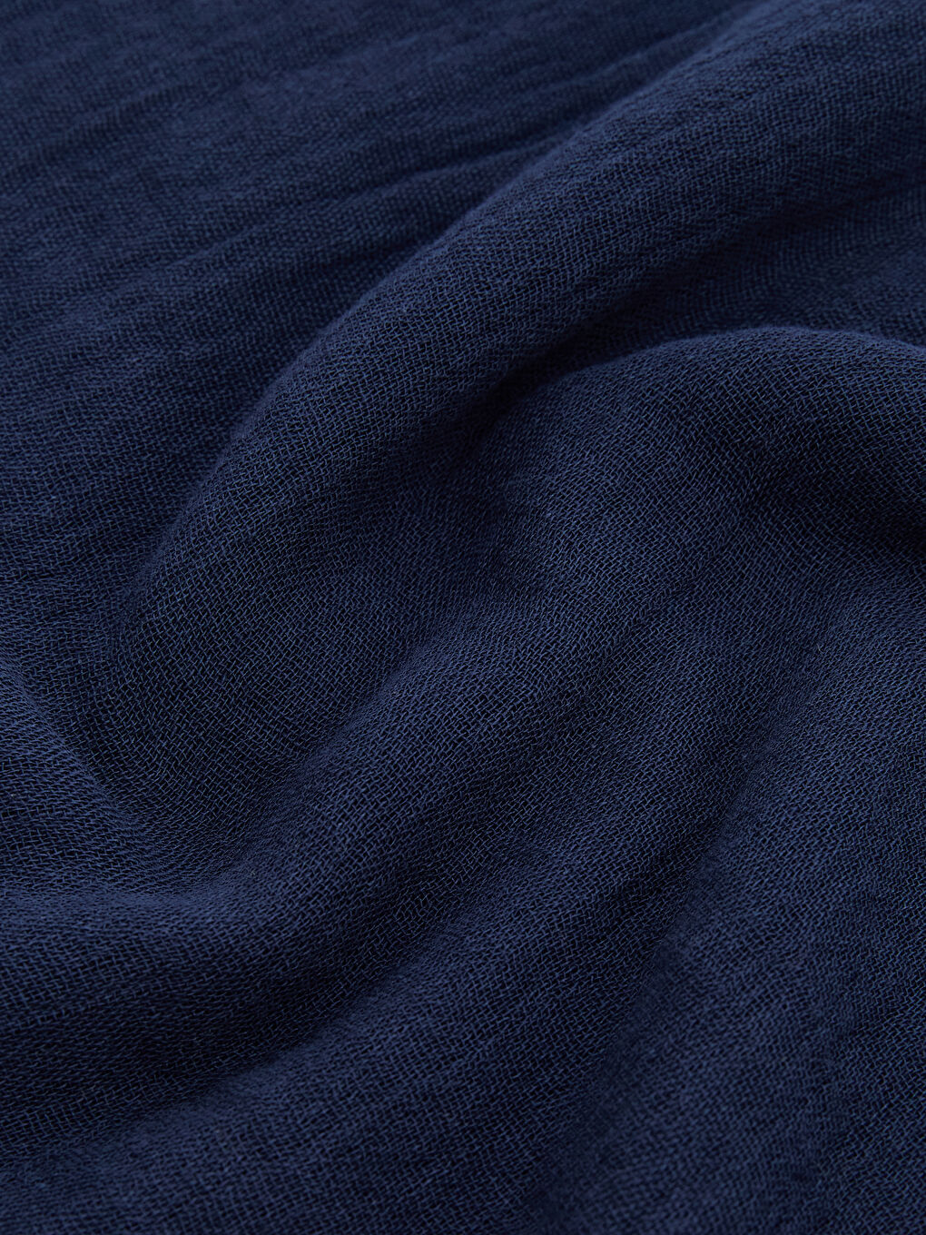 Lacivert Dokulu Kadın Şal-2