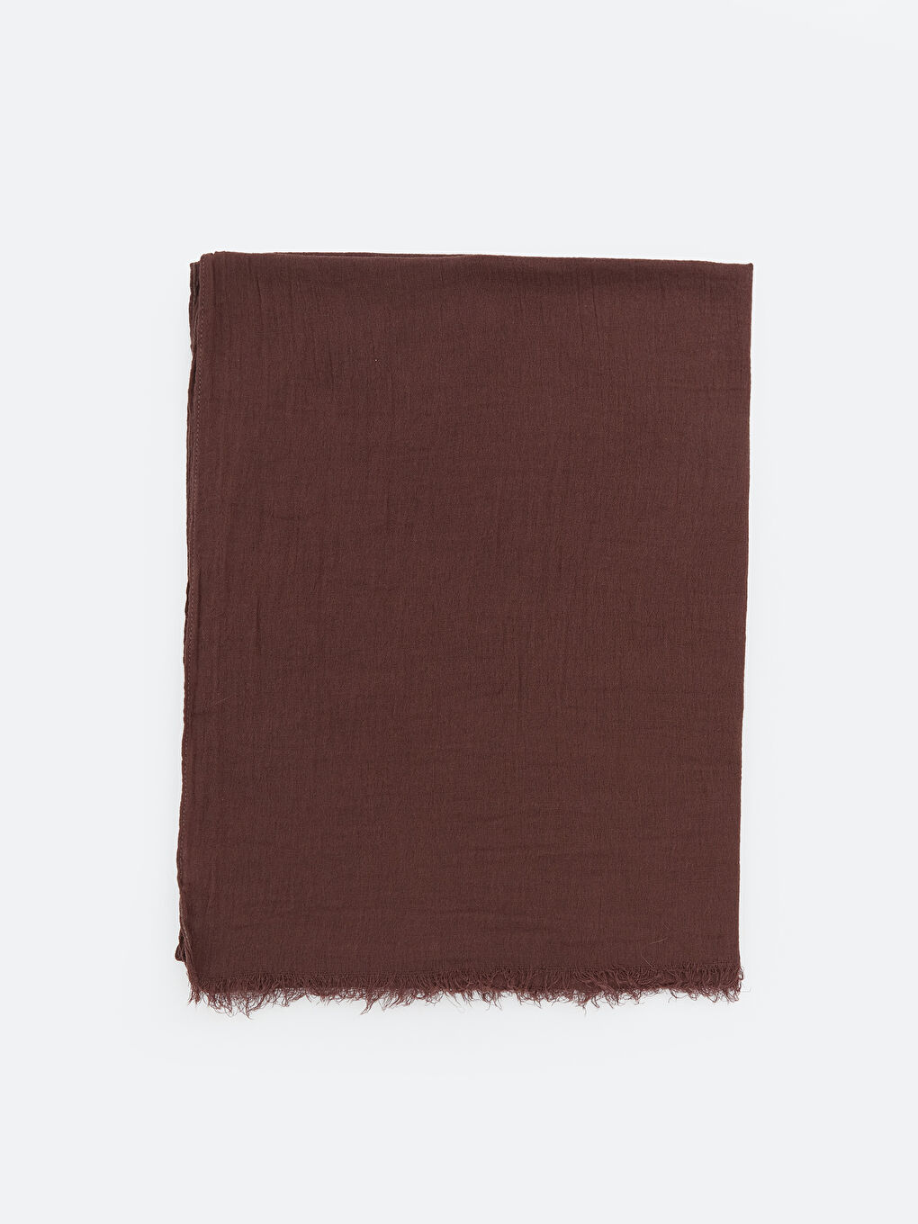 Kahverengi Dokulu Kadın Şal-1