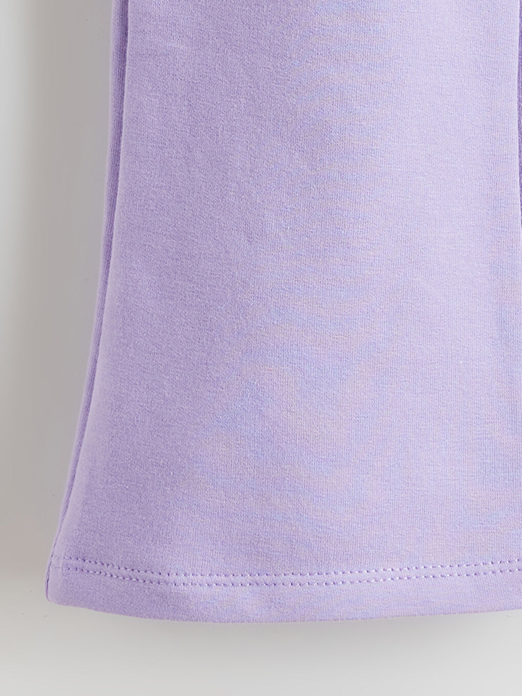 Lila Beli Lastikli Kız Çocuk Tayt Pantolon-2