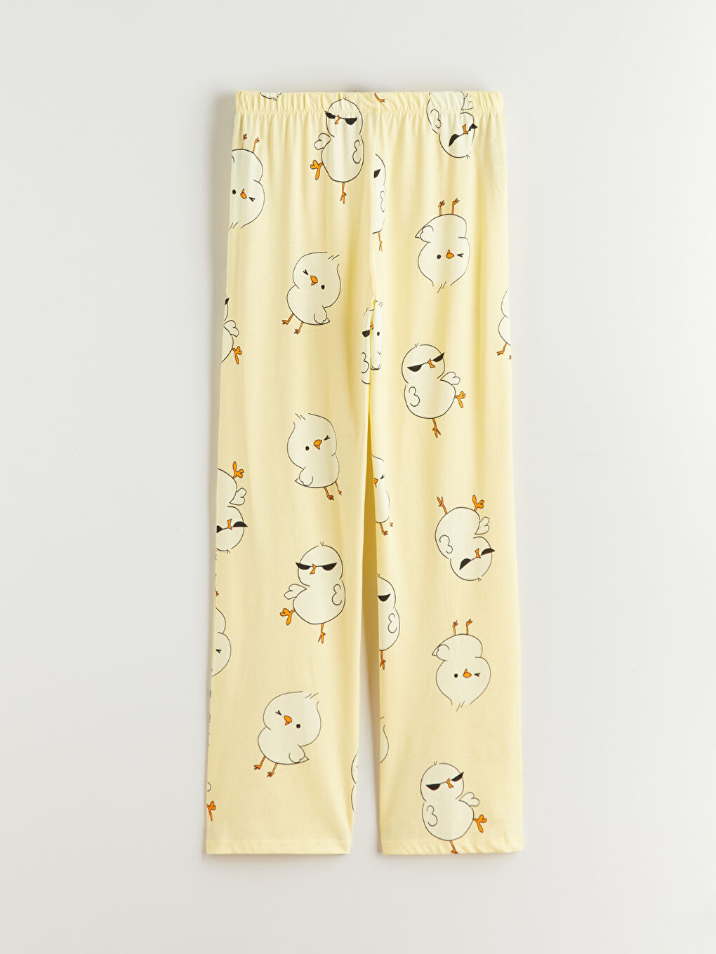 Пижамный комплект с круглым вырезом и узором для женщин-6