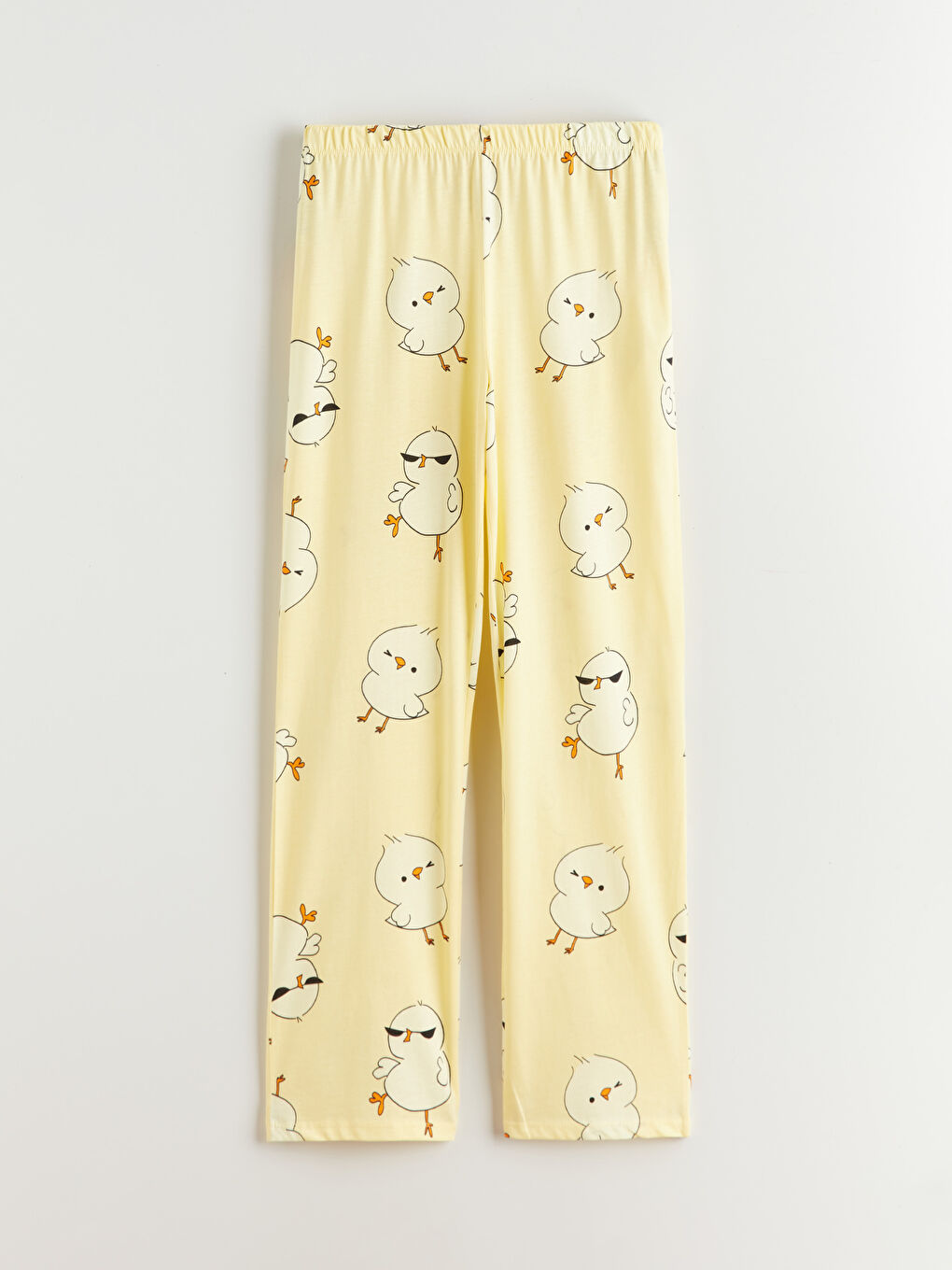 Пижамный комплект с круглым вырезом и узором для женщин-8