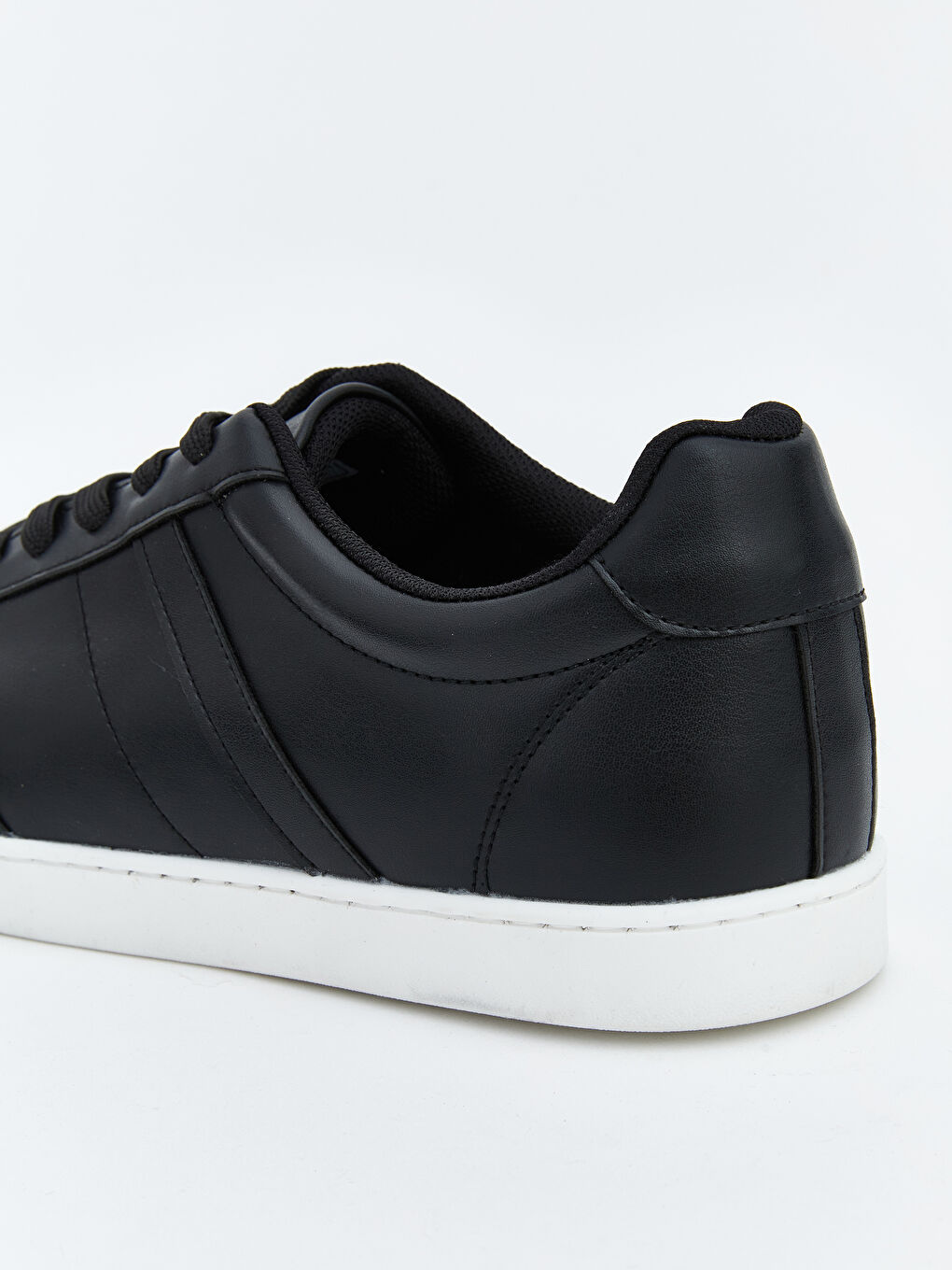 Siyah Bağcıklı Erkek Spor Ayakkabı-4