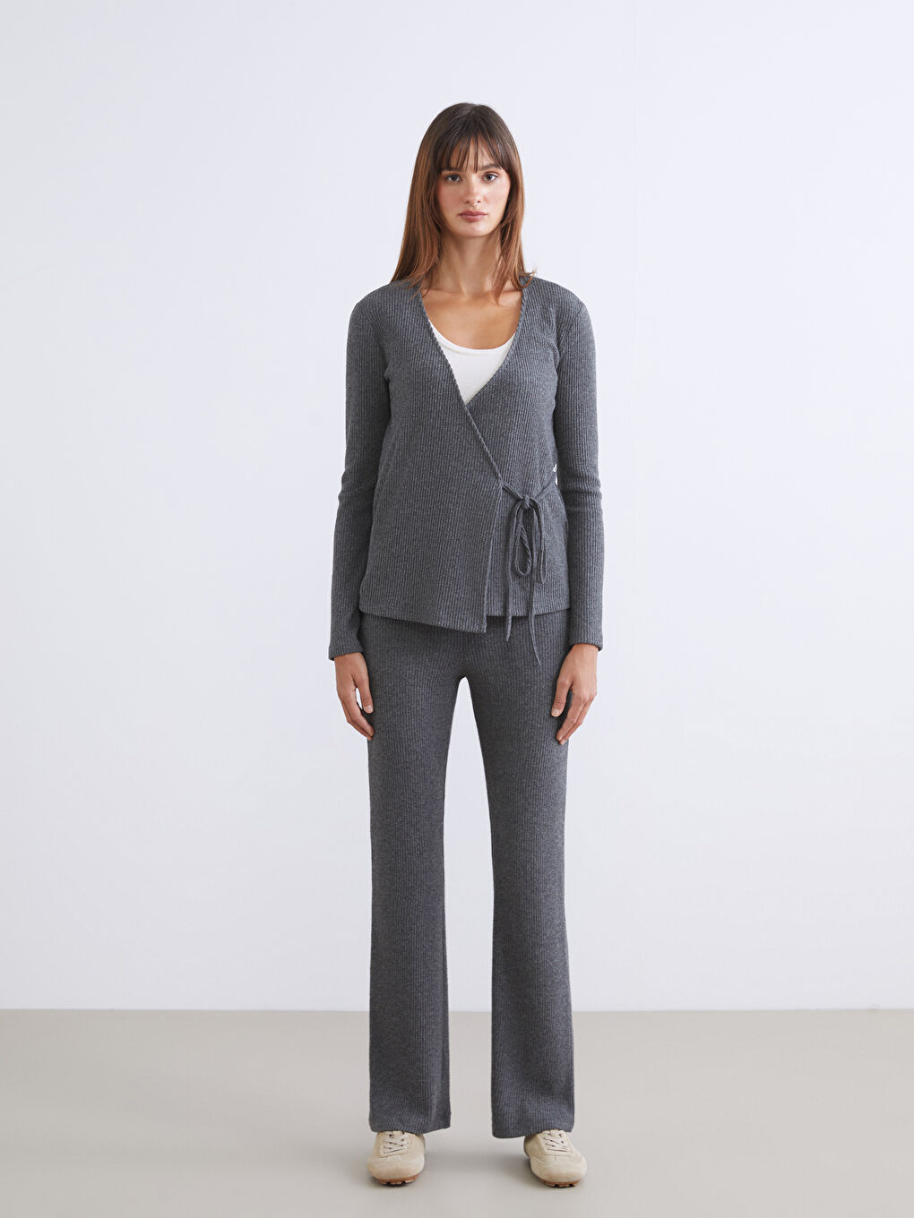 Double Breasted Collar Women's Blouse-1
