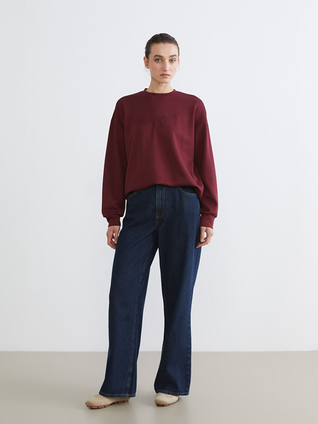 BOJA ŠLJIVE Dukserica Žena-1