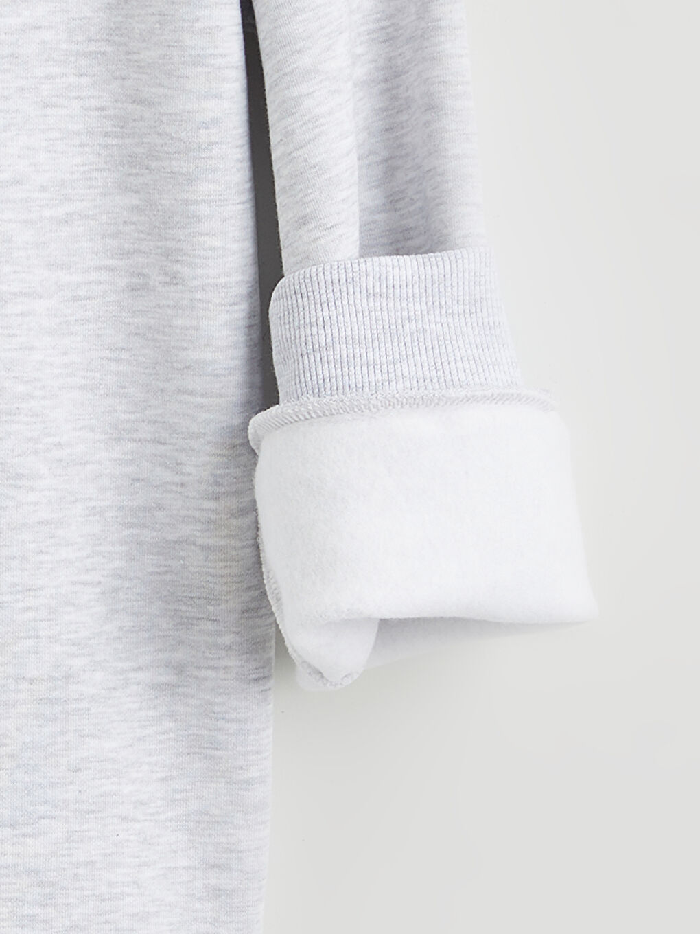 Gri Los Angeles Baskılı Oversize Kadın Sweatshirt-5