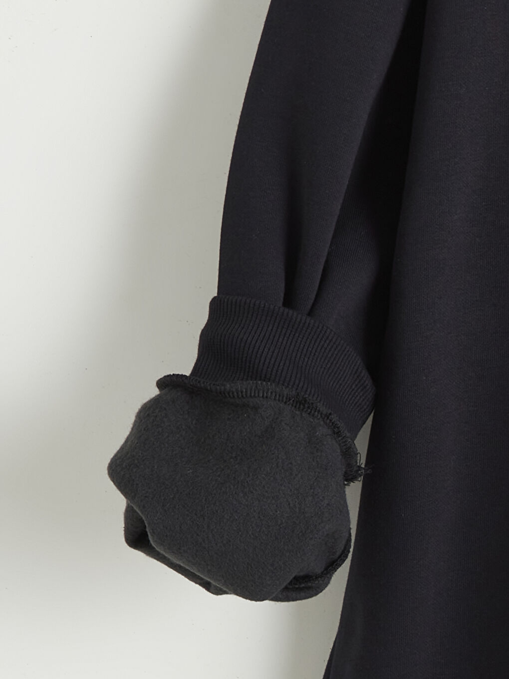 Siyah Cambridge Baskılı Oversize Kadın Sweatshirt-6