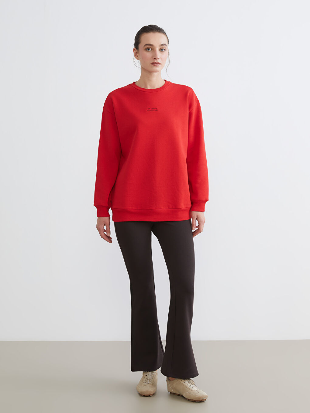 Woman RED Sweatshirt-1