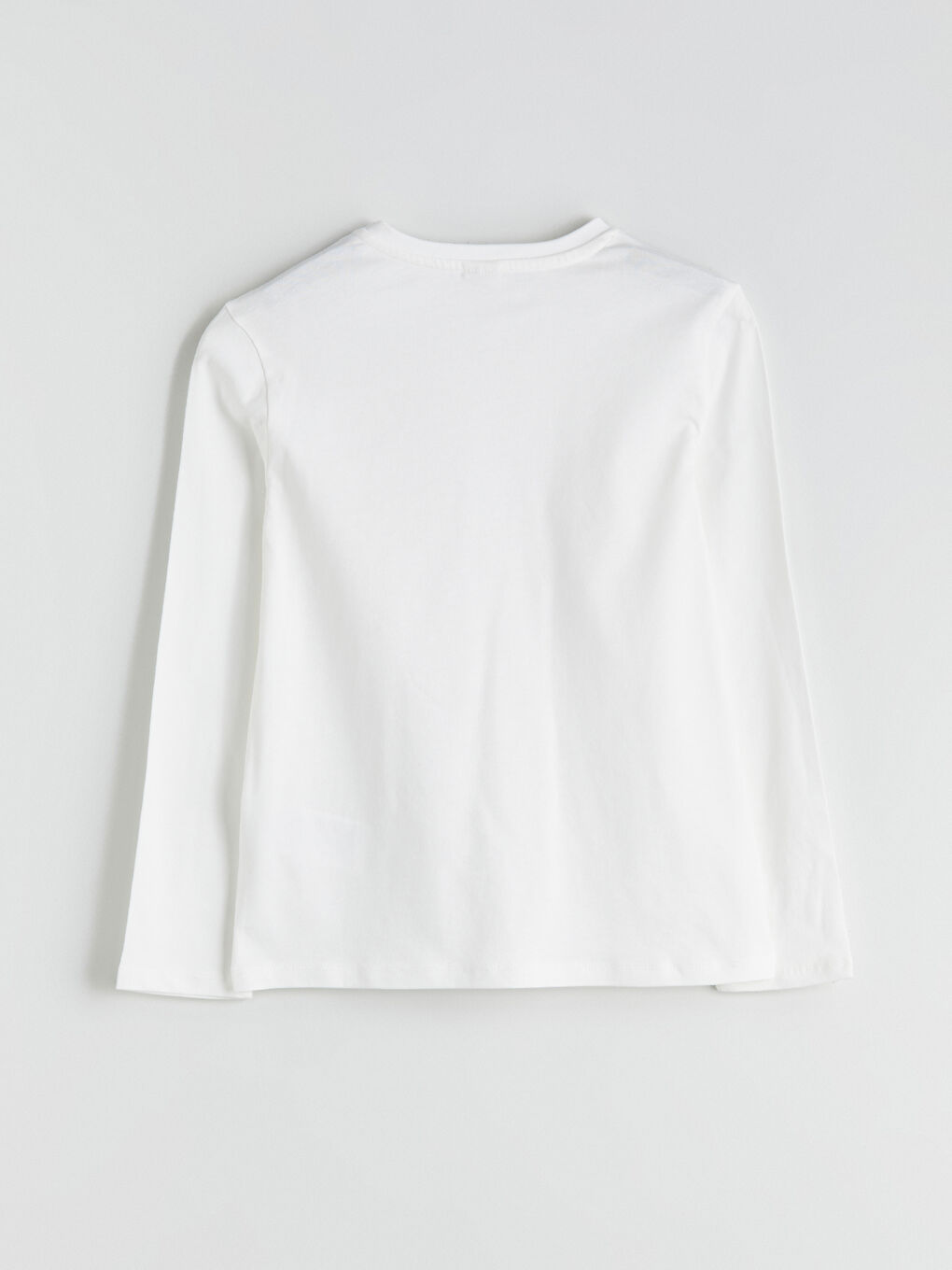Crew Neck Girls' T-Shirt-2