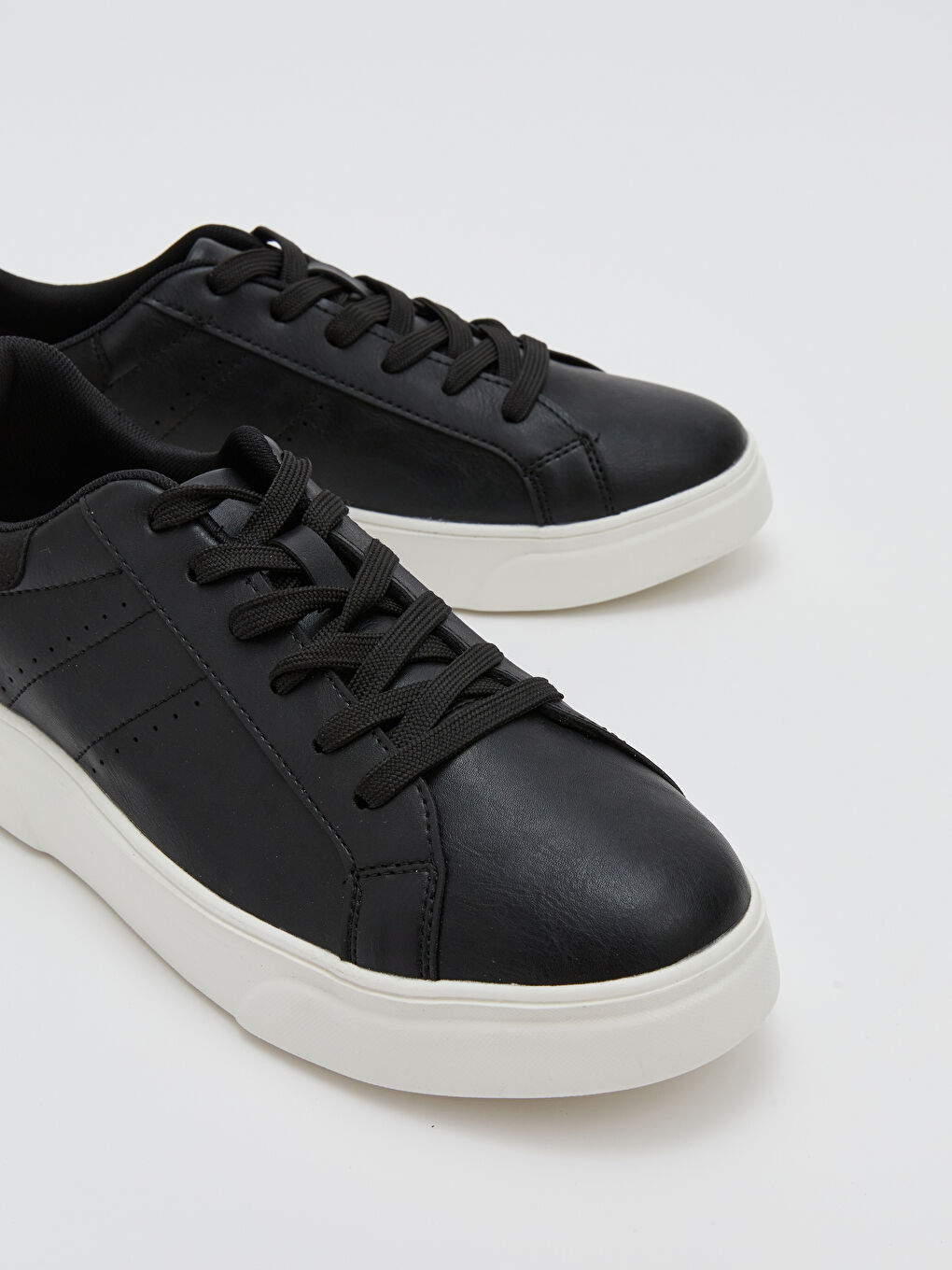 Siyah Süet Görünümlü Erkek Spor Ayakkabı-2