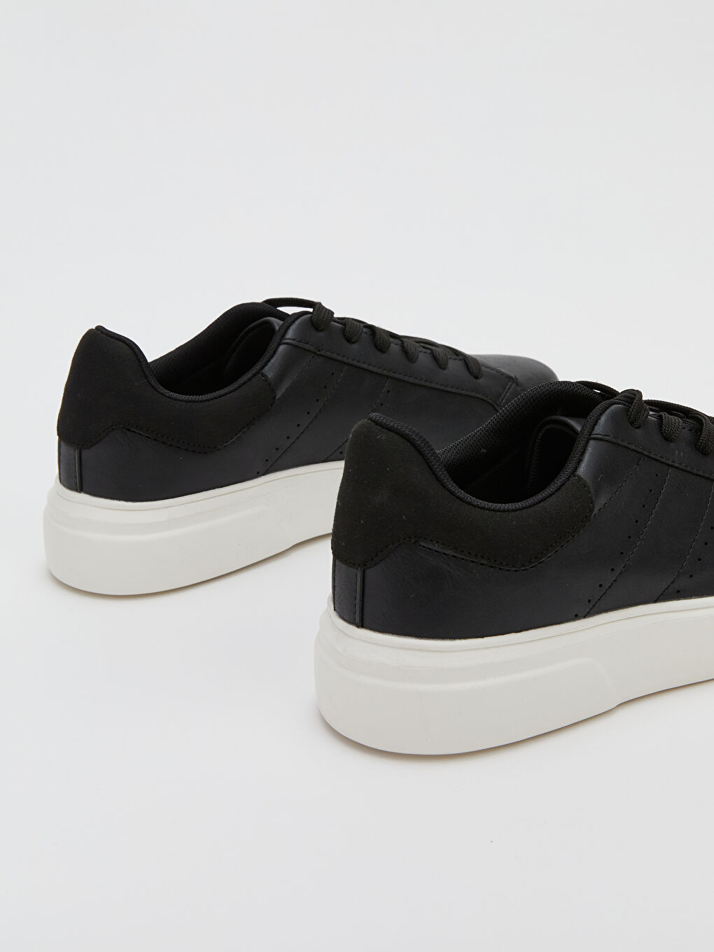 Siyah Süet Görünümlü Erkek Spor Ayakkabı-4