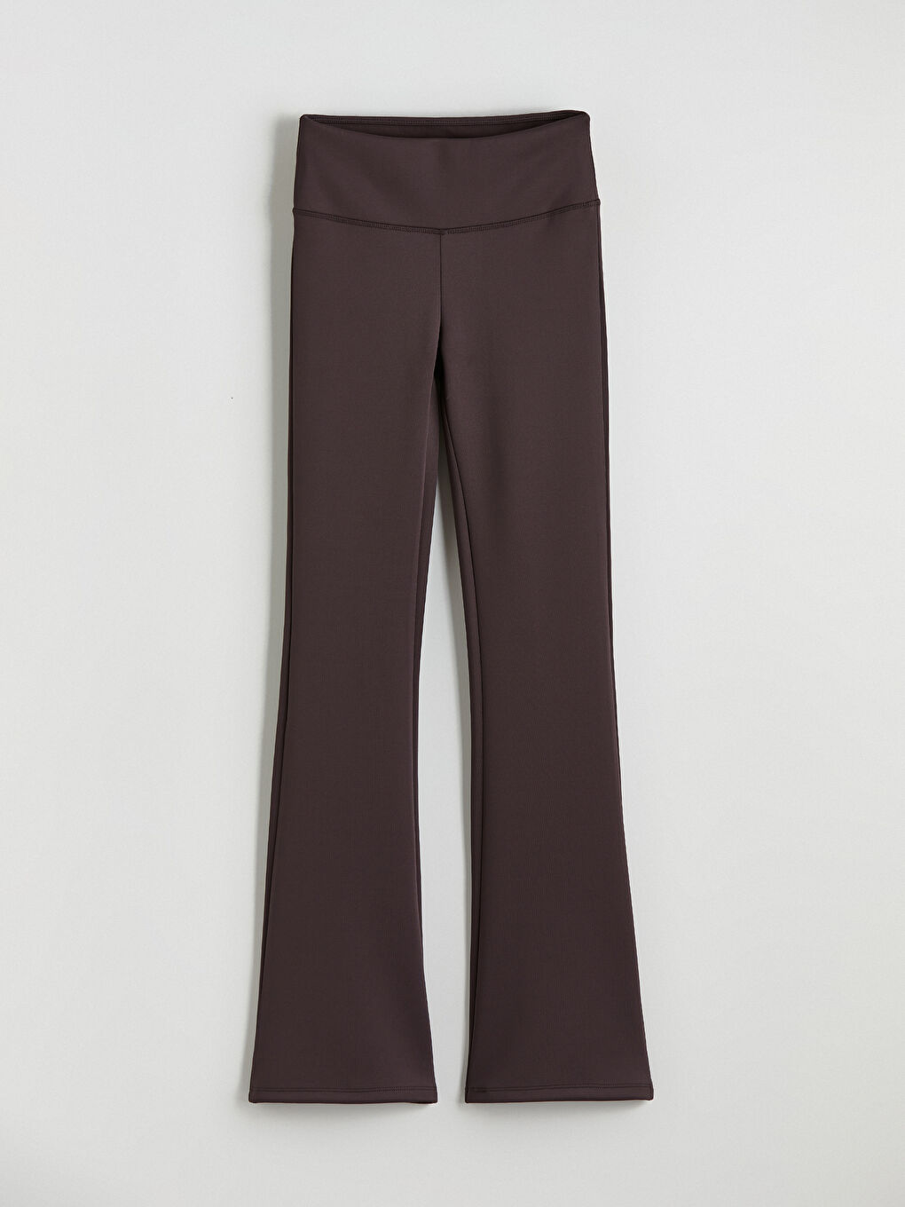 Sportske helanke sa elastičnim strukom i širokim nogavicama za žene-4