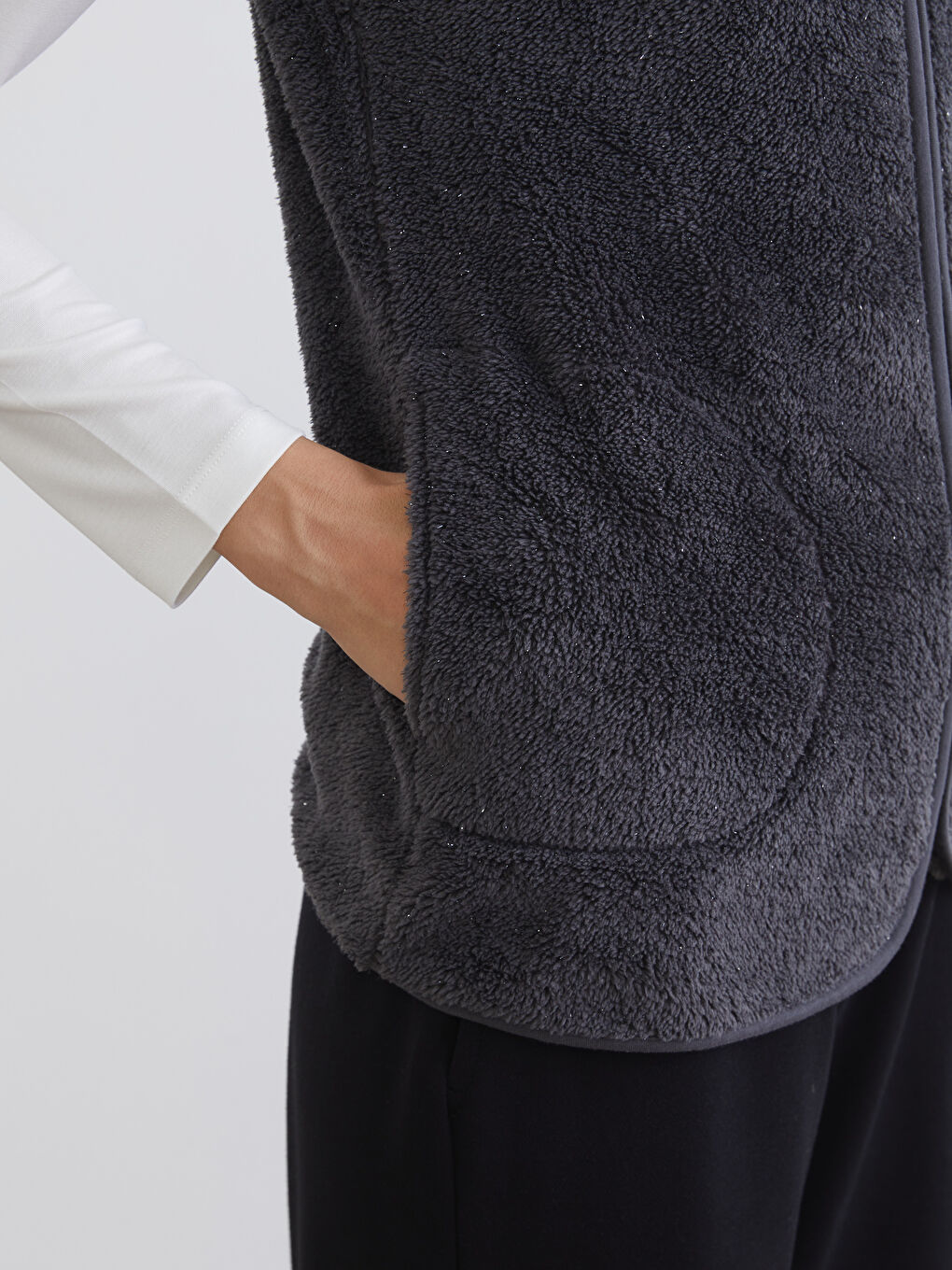 Funnel Neck Women's Polar Waistcoat-2