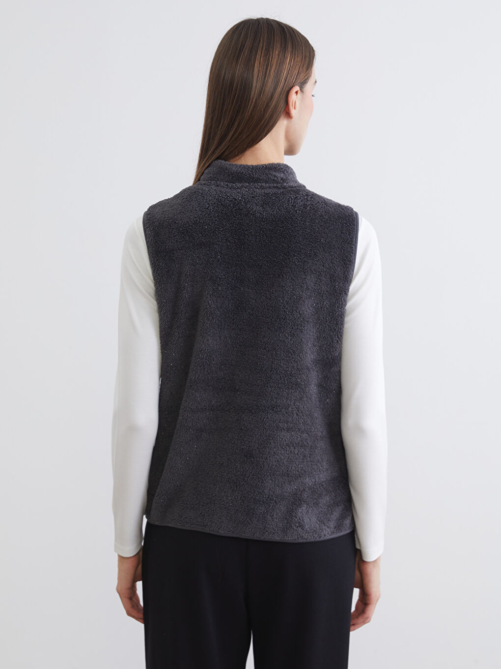 Funnel Neck Women's Polar Waistcoat-3