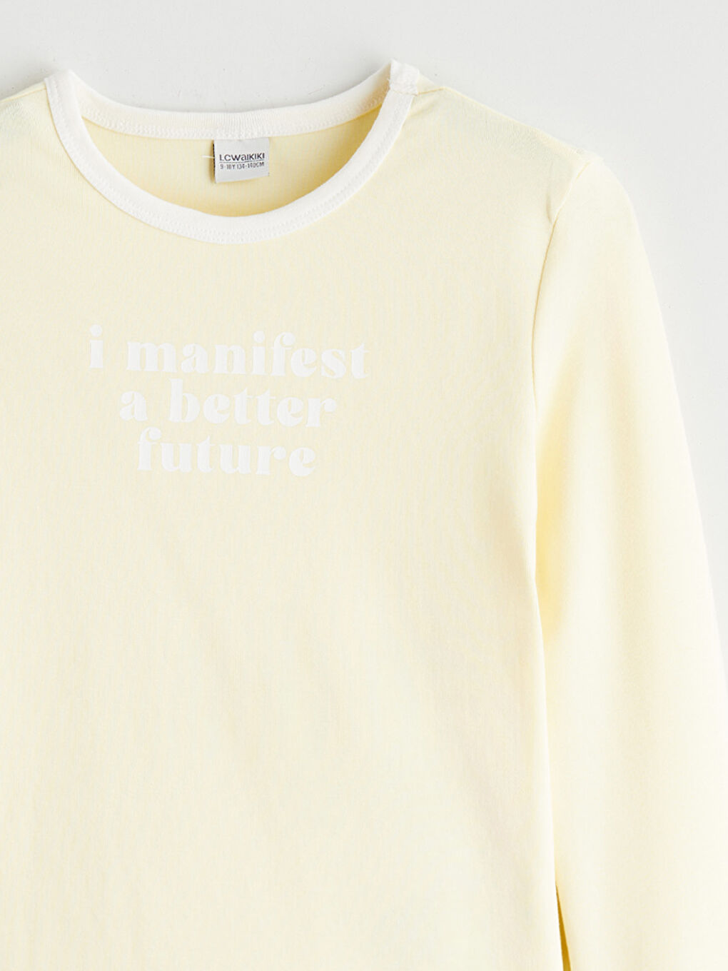 Қыздарға арналған дөңгелек жағалы футболка-2