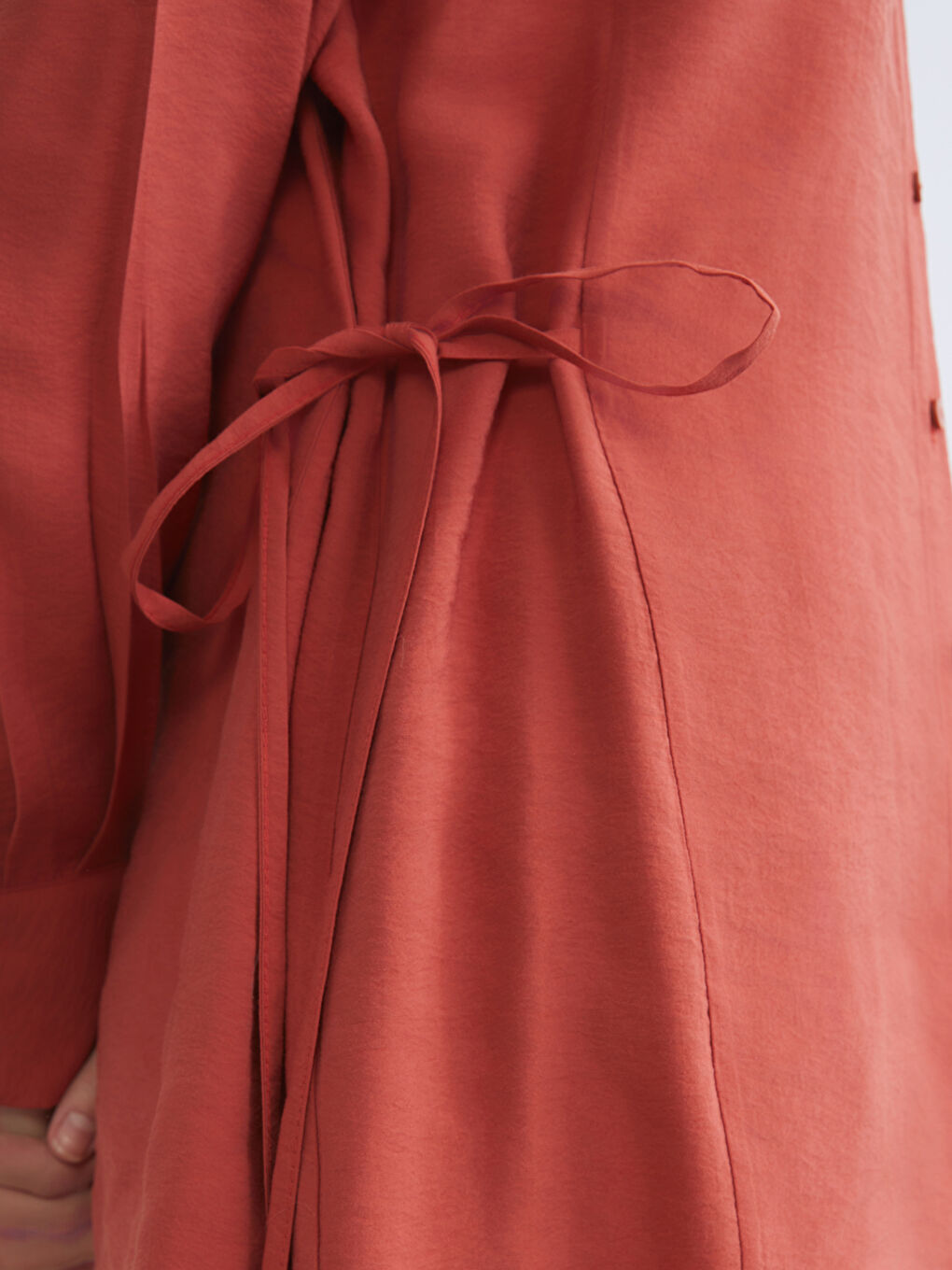 Kahverengi Kadın Gömlek Tunik-2