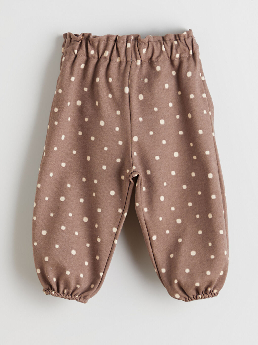 Ekru Bebe Yaka Kız Bebek Hırka ve Pantolon-3