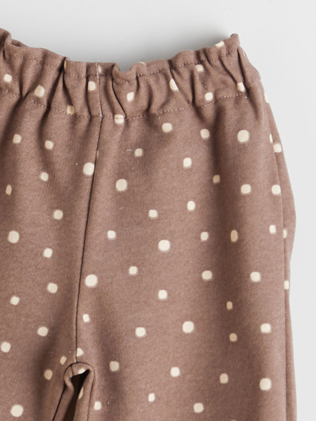 Ekru Bebe Yaka Kız Bebek Hırka ve Pantolon-4